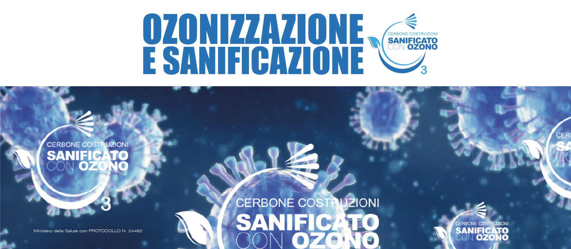 Sanificazione con Ozono Cerbone Costruzioni Trieste